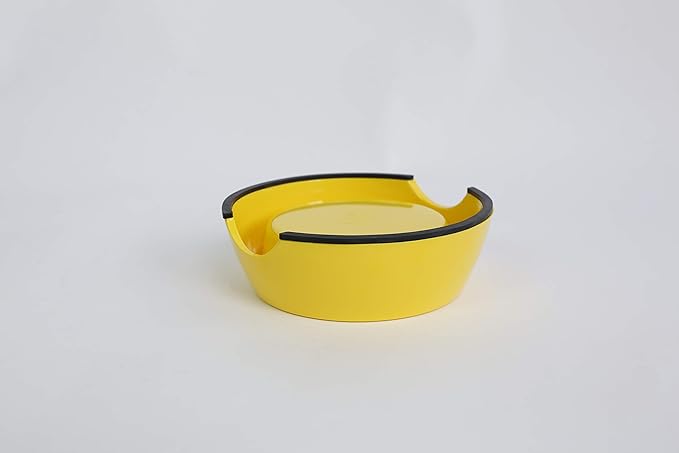 Pet Bowls Stainless Steel Dog Cat Pet Bowl Universal Pet Water and Food Bowls 4 Sizes and 5 Colors Available (XL, Yellow)