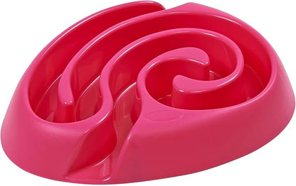 Kruuse Buster DogMaze Pink Bowl – Non-Toxic Interactive Slow Feeder for Better Digestion & Energy