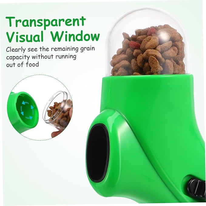 Happyyami Dog Snack Catapult Launcher Pet Interactive Training Toys Automatic Ball Feeder Treats Comfort Grip