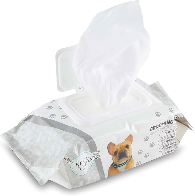 110 Pack Pet Grooming Wipes - Large & Extra-Large Sizes - Lavender, Aloe, & Unscented Variations - Hypoallergenic & Extra Durable - Perfect for Dogs & Cats, 6"x8"