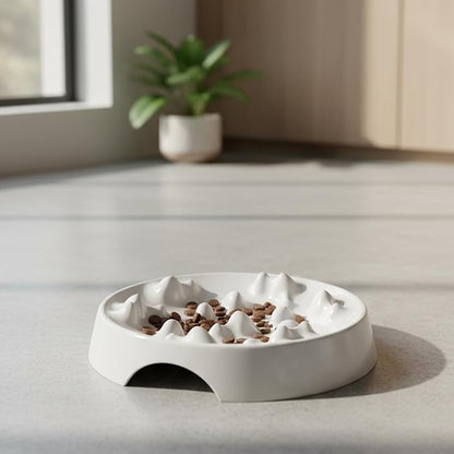 CatGuru Cat Bowls, Whisker Friendly Food Bowl for Indoor Cats, Reliefs Whisker Fatigue, Wide Kitten Dish, Non Slip Pet Dishes, Shallow Pet Plates
