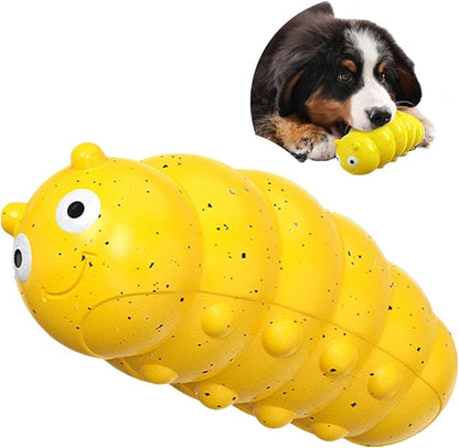 Indestructible Dog Toy for Aggressive Chewers, Extremely Tough Dog Toy for Large Breeds, Durable and Tough Latex Toy for Medium/Large Breeds,Gifts for Dogs,Yellow