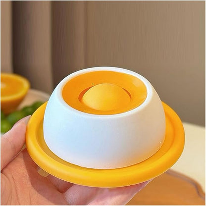 Slow Feeder Lick Mat Bowl - Interactive Anxiety Relief Food Dispenser for Dogs and Cats, Puppy Kitten Training(Yellow for cat)