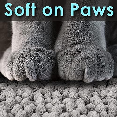 CatGuru Cat Litter Mat, Medium, Extra Large, XXL, Waterproof Litter Box Mat, Non Slip Kitty Litter Mat, Machine Washable Litter Trapping Mat, Soft Litter Tray, Cat Stuff (Medium, Grey/Standard) - Image 4