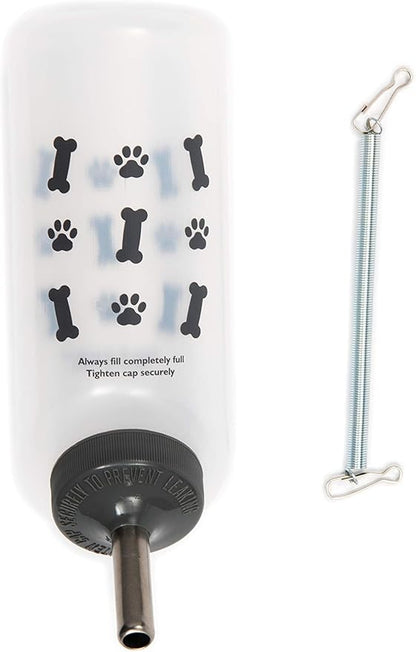 Lixit Water Bottles for Small Dogs (16oz Bones), Clear (SDW16 Bones)
