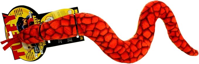 TUFFY - World's Tuffest Soft Dog Toy - Desert - Multiple Layers. Made Durable, Strong & Tough. Interactive Play (Tug, Toss & Fetch). Machine Washable & Floats (Snake, Large 2 Pack)