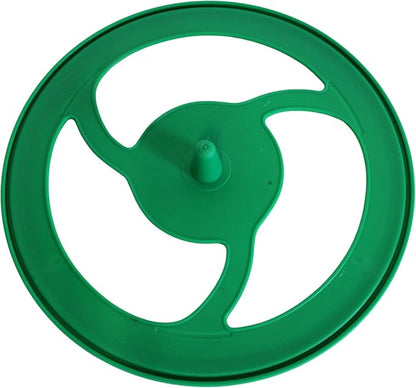 Dependable Industries inc. Essentials 2-Pack 10 Inch Aerodynamic Flying Discs – Lightweight Plastic Throwing Disc for Outdoor Play and Dog Fetch, Assorted Colors