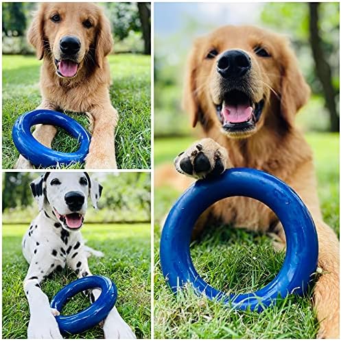 Tuff Pupper SuperChewer Tough Dog Ring Toy | Lifetime Replacement | Strong Natural Rubber | Chew Toys for Aggressive Chewers | Durable Tug Play | Strong Dog Ring Toy | Large Breed Tested - Image 4
