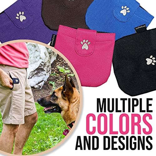 Dog Treat Pouch, Pink Pocket Sized Training Reward Pouch - Lightweight Dog Treat Holder with Magnetic Flap for Stability, Perfect Dog Accessories, Made of Durable Nylon, Machine Washable - Image 4