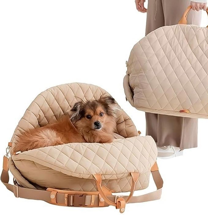 Convertible Pet Carrier for Dog with Antislip Base and Rings Travel Bed Storage Bag Durability Antislip Base Carriers