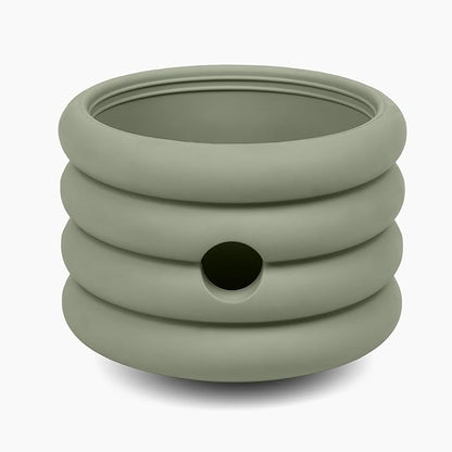 Should We Go? The Ripple Cup Natural Rubber Dog Enrichment Toy & Slow Feeder, Treat Dispensing Cup - Food-Safe Meal Feeder, Frozen Treat Dog Toy with Freezer Plug, Fits 17 oz - for Large Dogs
