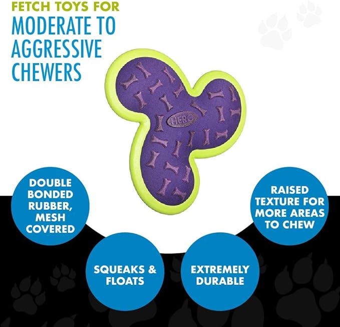 Hero Outer Armor, Fetch Dog Toy, Floats & Squeaks