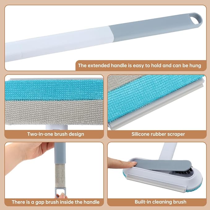 4-in-1 Multifunctional Pet Hair Remover Tool – Reusable & Washable Lint Brush for Cats & Dogs, Removes Hair from Furniture, Couches, Carpets, and Clothes