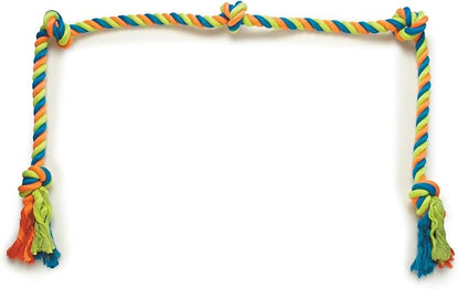 Grriggles Mighty Bright Tug Rugged Rope Dog Chew Toy