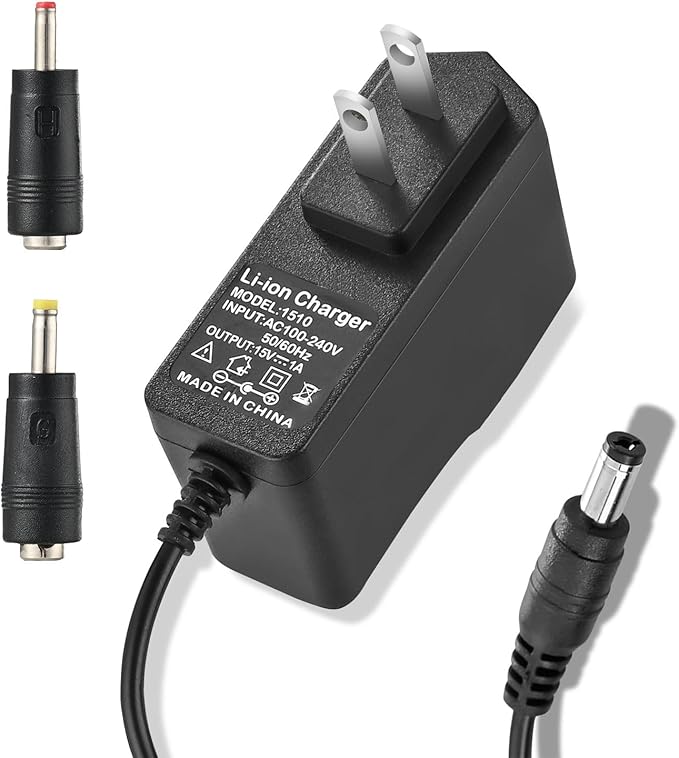 15V DC Power Supply Adapter Compatible with Litter Robot2 3 4 Open Air Self Cleaning Cat Litter Box, Litter Robot Power Supply