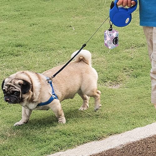 Petmolico Dog Poop Bag Holder Dispenser 2 Pack, Colorful Daisy - Image 6
