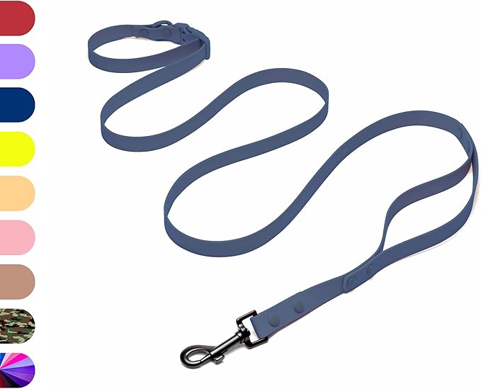 Heavy Duty Hands Free Dog Leash for Medium to Large Dogs for Comfortable Running Jogging Walking | Buckle Closure | Soft Padded Handle | 360 Rotating Carabiner (Leash Length 6 ft)