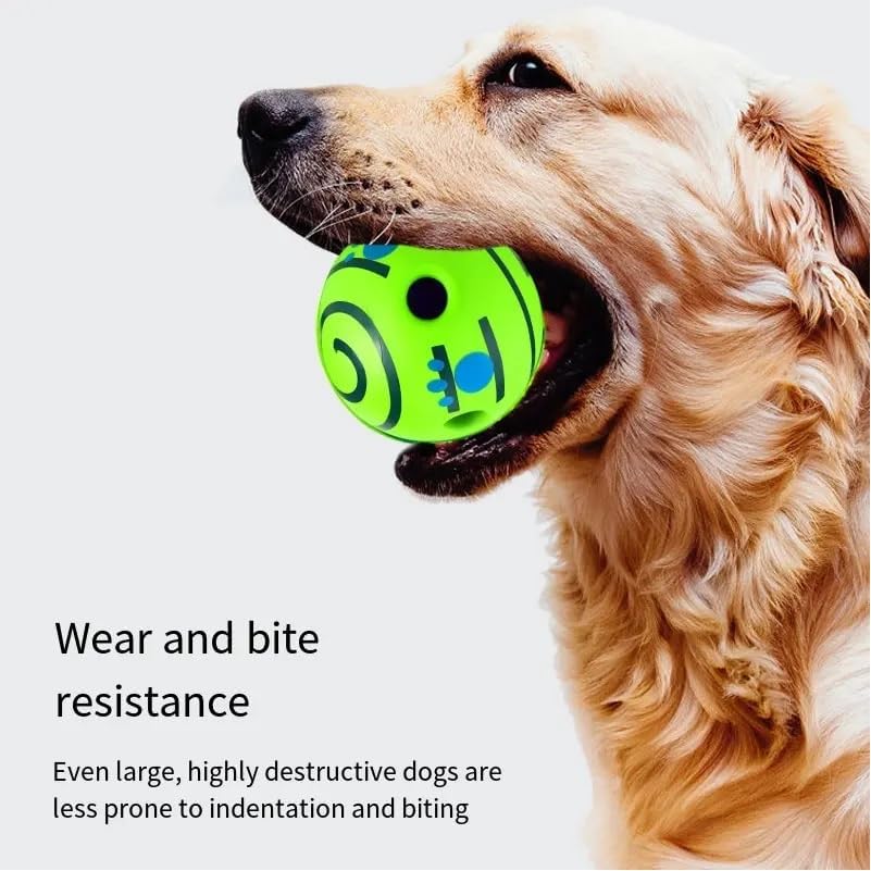 Wobble Giggle Ball for Dogs Durable Interactive Dog Toys for Small Medium Large Dogs (Green, XS/2.75 inch) - Image 4