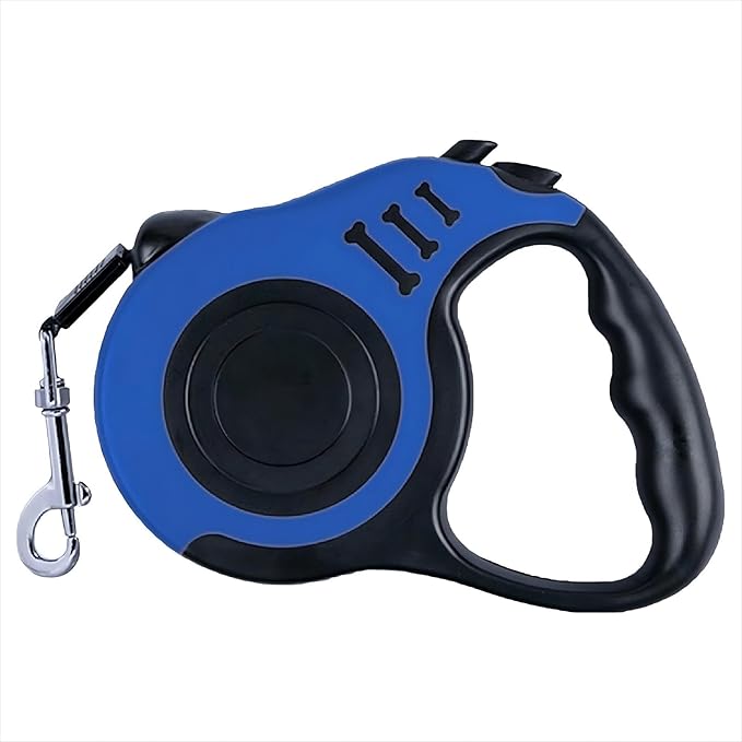 Retractable Dog Leash 10ft, Tangle-Free Expandable Leash for Small Dogs Up to 22lbs, Easy-Adjust Lock & Anti-Slip Handle for Safe Walks