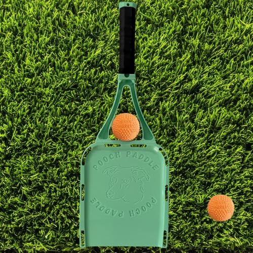 Dog Ball Launcher with 2 Balls - Long-Distance Ball Thrower for Dogs with Ergonomic Grip & Carry Sack – Hands-Free Pickup, Slobber-Free Play for Park, Beach & Backyard by Unknown