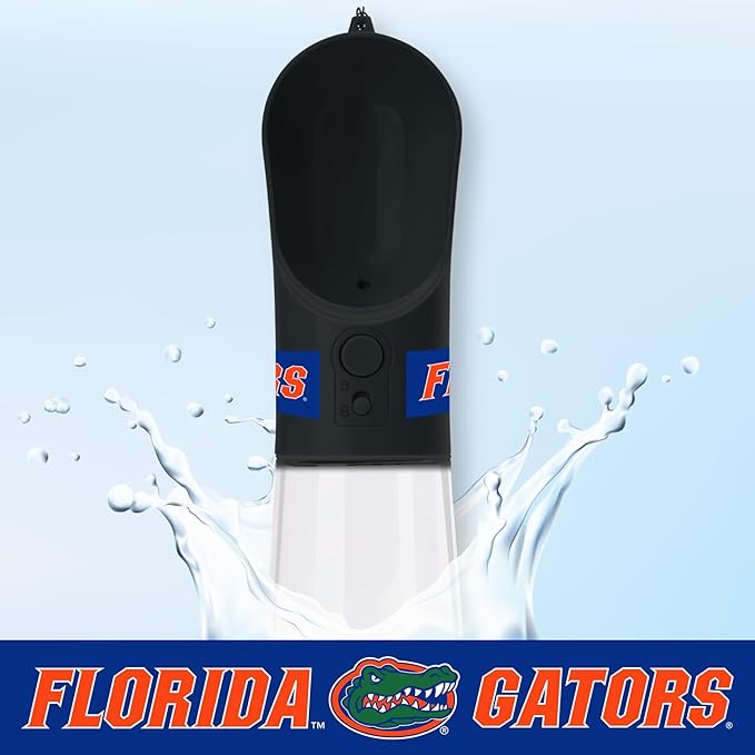 Pets First Dog Water Bottle. NCAA PET Water Bottle. Best Cat Water Bottle. Water Fountain Dispenser for Dogs & Cats.