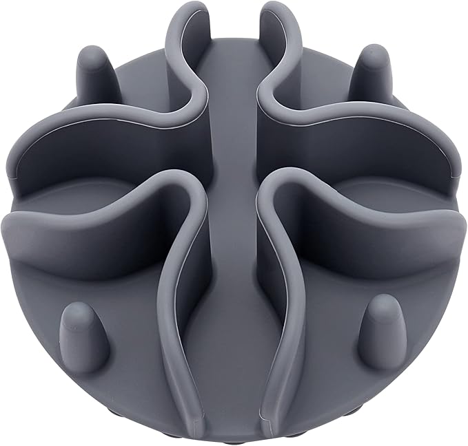 Slow Feeder Insert for Dogs & Cats, 3 Sizes Food-Grade Silicone Anti-Choking Puzzle Feeder, Non-Slip Suction Cup Design, Fits Most Bowls, Bloat Stop Pet Feeding Solution