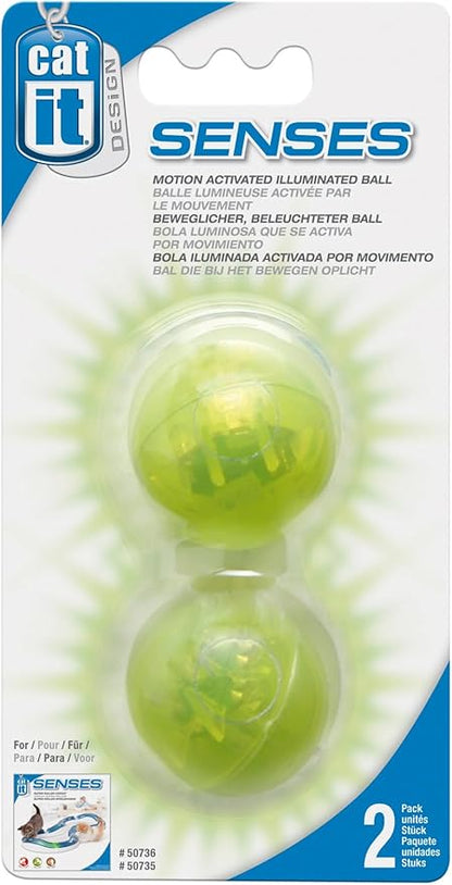 Catit Design Senses Illuminated Ball (Pack of 2)