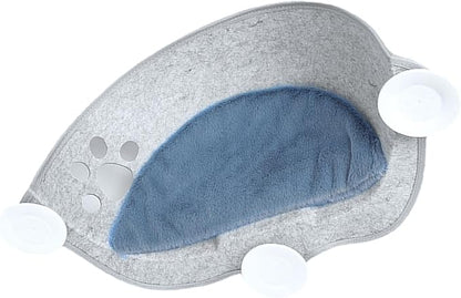 Window Hammock for Cats with Suction Cups Lounging Bed Perch Breathable Cloth Resting Bed Hammock
