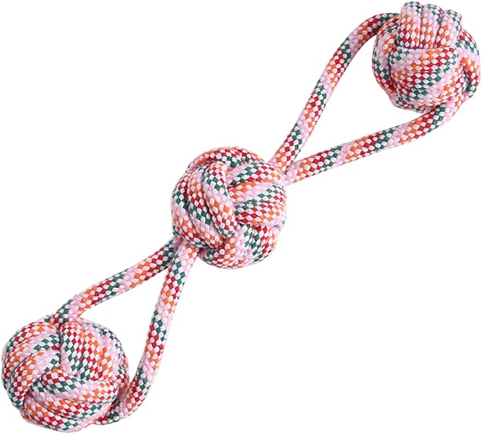 Dog Rope Toy – Interactive Chewing & Tug Toy | Puppy Teething Rope for Teeth Cleaning, Boredom Relief, Play, Training, Indoor, Home, Travel, Outdoor, Exercise, Fun & Pet Enrichment
