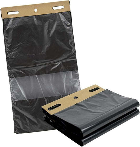 Zero Waste USA® 800 Dog Waste Station Bags – ONEpul® Header Refill Bags – Dispense 1 Bag at a Time with Pull-Strap – Fits Most Dog Waste Hanging Bag Stations (8 Headers of 100 Bags)
