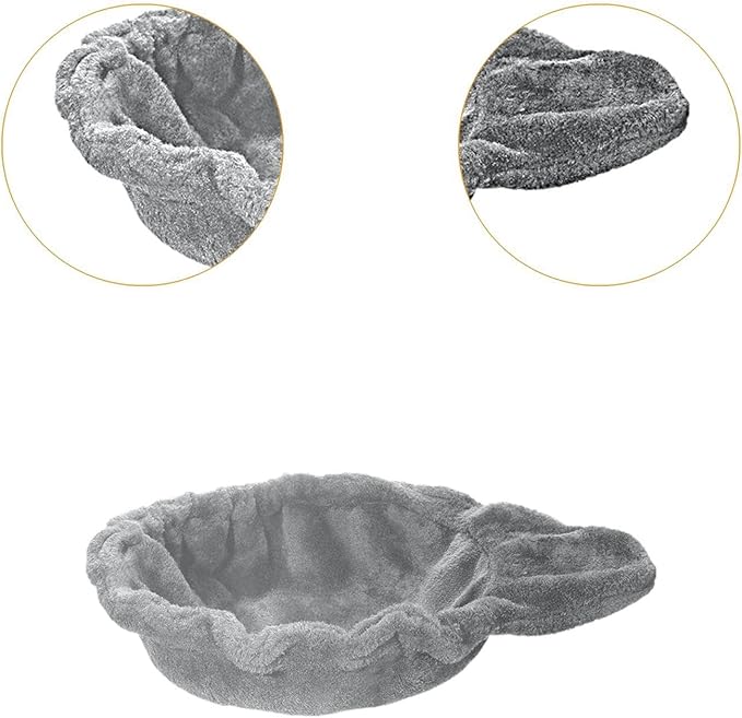 Hammock for, Cozy Nesting Accessory for Indoor Felines, Gray