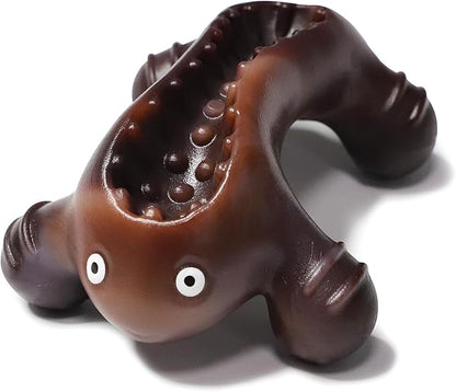 Dog Toys for Aggressive Chewers Large Medium Breed Dogs, Interactive Treat Fillable Enrichment Chew Toy, Indestructible Long Lasting Nylon Teething Bones
