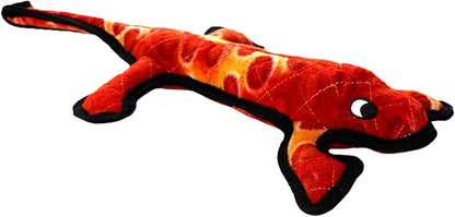 TUFFY - World's Tuffest Soft Dog Toy - Desert - Multiple Layers. Made Durable, Strong & Tough. Interactive Play (Tug, Toss & Fetch). Machine Washable & Floats (Lizard, Large 2 Pack)