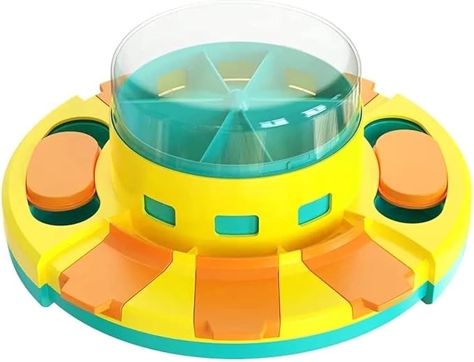 Piggy Poo and Crew Treat Popper Slow Feeder Interactive Food Dispenser Puzzle Game for Dogs Puppies Rabbits Pigs Small Animals