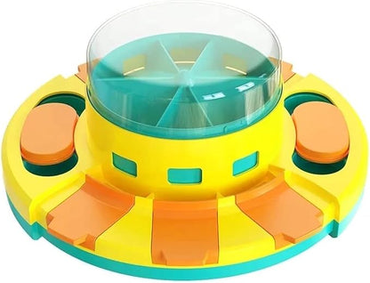 Piggy Poo and Crew Treat Popper Slow Feeder Interactive Food Dispenser Puzzle Game for Dogs Puppies Rabbits Pigs Small Animals
