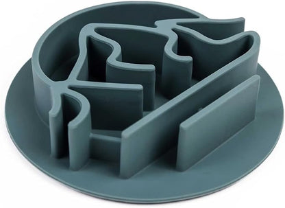 Wilderdog Slow Feeder Bowl – Non-Slip Dish for Fast-Eating Dogs – Promotes Healthy Digestion & Mealtime Enrichment – Adventure-Ready & Top Rack Dishwasher Safe - Fits Bowls with a 7+ Inch Diameter