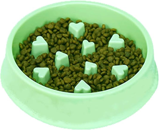 Slow Feeder Dog Bowl, Dog Bowl Slow Eating,Small Dog Feeder Slow,Dog Dishes to Slow Down Eating for Small and Medium Dogs (Green3)