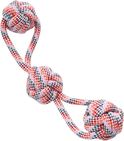 Aggressive Chewer Rope Toys, Interactive Dog Chew, Heavy-Duty Knot Construction, Promotes Teeth Health and Playtime, Training and Entertainment Accessory, for Small Medium Large Dogs Indoor