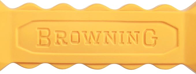 Browning Pet Training Tools, Durable Dog Toys for Tug and Fetch, Bone Squeaker (Gold), One Size