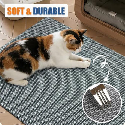 Cat Litter Mat, 17 x 23 in – Non-Slip, Cut-to-Fit - Image 5