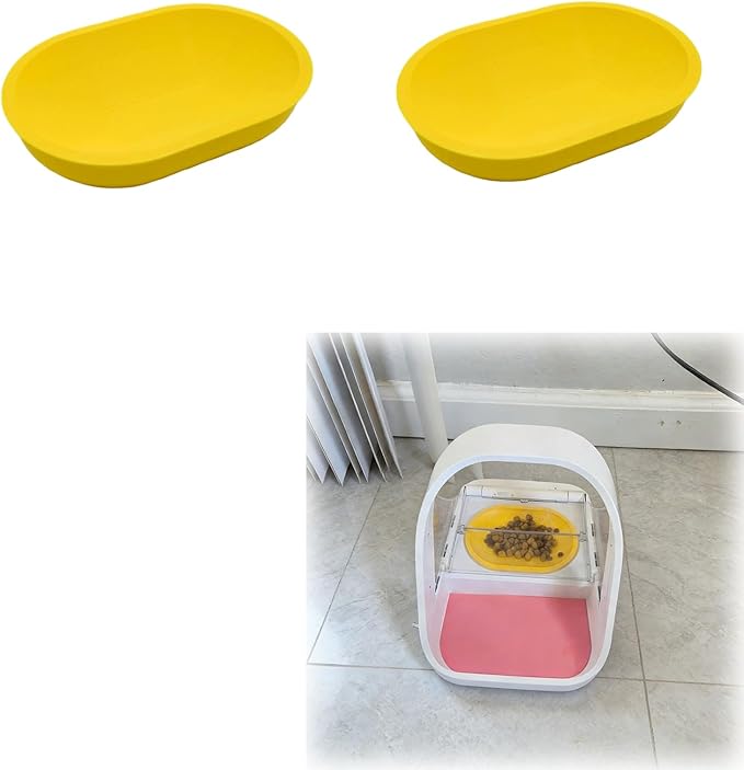 Cat Whisker Fatigue and Sensitivity Relief Food Bowl for SureFeed| Compatible with SureFeed Microchip Pet Feeders | Shallow, Elevated Design for Comfortable Eating for Sensitive Cats