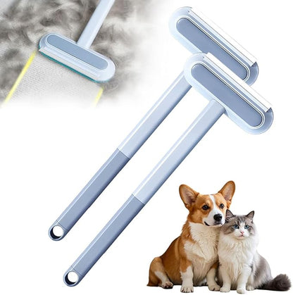 4 in 1 Cat and Dog Hair Removal Brush, 2025 New Multifunctional Pet Hair Remover with Extendable Long Handle, Washable Pet Hair Removal Tool for Furniture, Couch, Carpet, Clothes (2 Pcs)