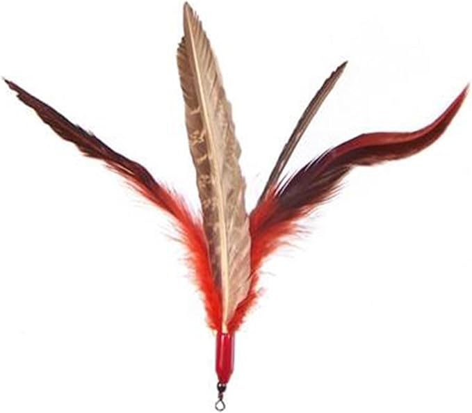 Go Cat Da Bird “Super Refill” 12-Pack (Genuine Guinea Feathers)