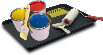 PetLike Boot Tray for Entryway Indoor, Pet Food Mat, 23 x 15.5 inch 2 Packs, Waterproof Rubber Shoe Tray for Indoor and Outdoor, Multi-Purpose Trays for Boots, Shoes, Pets, Garden