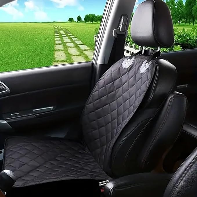 Dog Car Seat Cover for Back Seat for Toyota bZ 2026, Back Seat Pet Bed Mat for Travel, Waterproof Nonslip, Easy to Clean Up,A-Front Seats