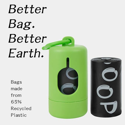 Scented Dog Poop Bags - 630 counts Black Pet Waste Bags with Dispensers, Extra Large 13x9 Inch Leak-Proof Fragrance Bags for Dogs Walking and Cat Litter