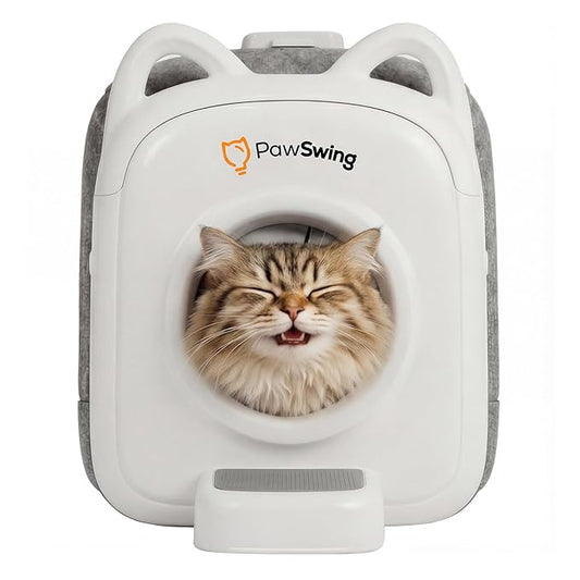 Cat Self Groomer Pro for Hairball Control and Shedding Relief 360° Skin Friendly Brush Pet Hair Remover Tool Gentle Self Cleaning Automatic Fur Collection Smart Grooming House for All Cats