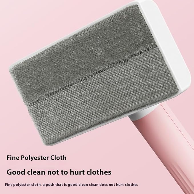 6.5" Wide Pet Hair Remover Brush - Effortlessly Lift Embedded Fur from Sofa, Car, Carpet! Reusable & Washable Cat/Dog Hair Cleaner, Detachable for Deep Clean, Eco-Friendly - Gentle on Fabric (Pink)