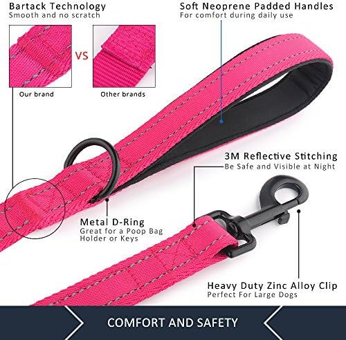Plutus Pet Double Handle Dog Leash, 6 FT Long, for Medium Large Dogs - Image 4