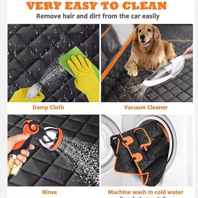 Dog Car Seat Cover | Pet Cover | Bed Back Seat Protector | Dog Barrier Puppy Accessories Waterproof, Scratchproof, Nonslip | Easy to Install Universal Fit for SUVs Trucks.